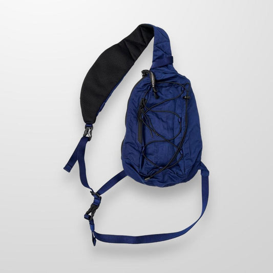 CP Company Nylon B Crossbody Backpack Lens Bag In Blue & Black