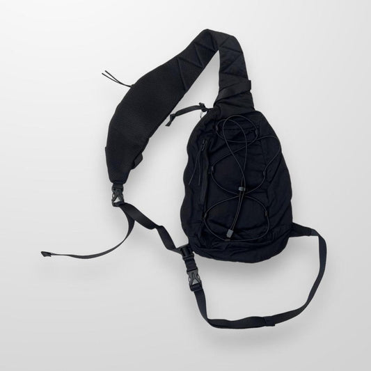 CP Company Nylon B Crossbody Backpack Lens Bag In Black