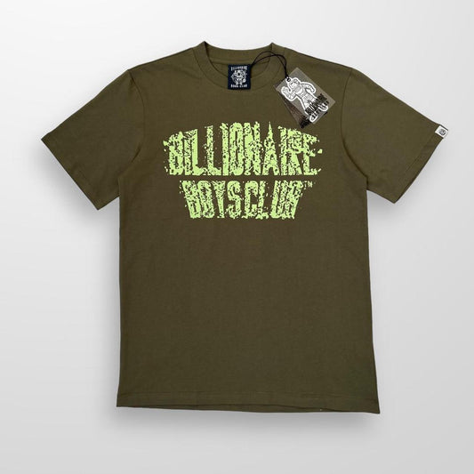 Billionaire Boys Club Static Logo T-Shirt In Olive Green