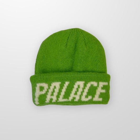 Palace Y-3 Adidas Beanie In Green / White