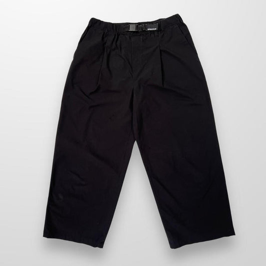 Manastash Utility Cropped Trousers In Black