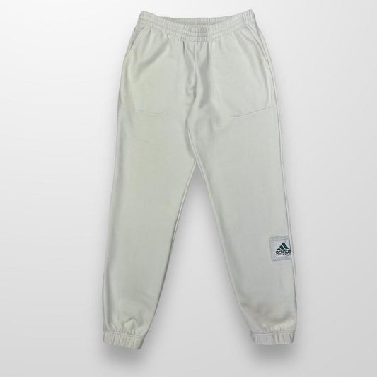 Palace x Adidas EQT Tracksuit Bottoms In Off White & Green