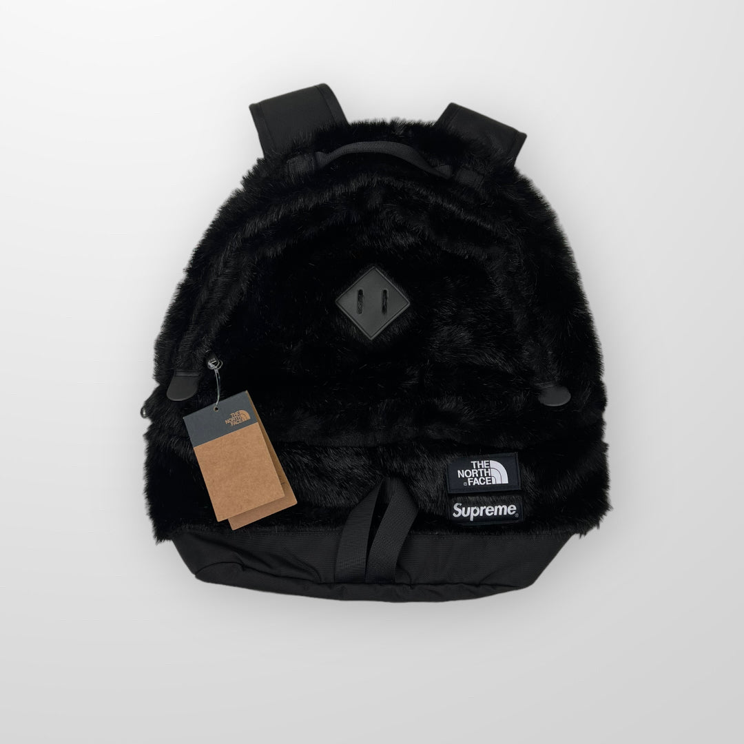 Supreme north face faux fur online backpack