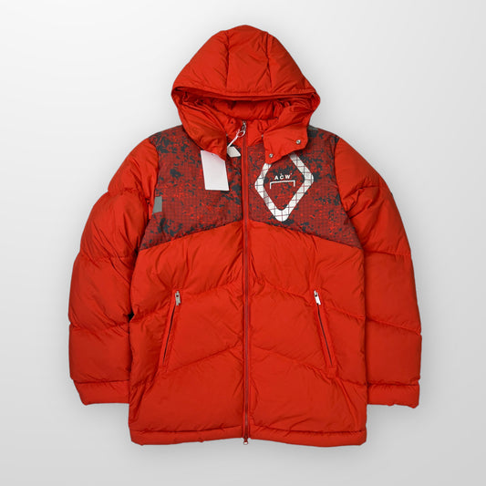 ACW A COLD WALL Panelled Puffer Jacket In Rust