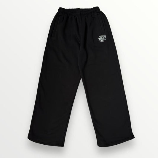 ADWYSD Relaxed No Cuff Joggers In Black