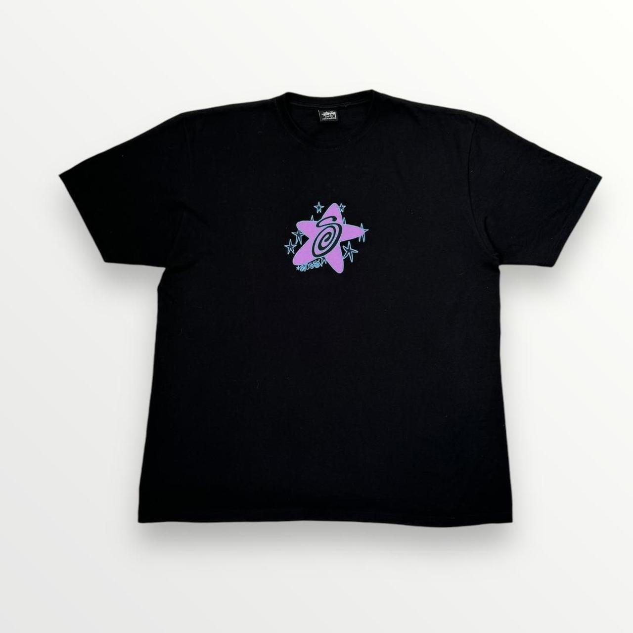 Stussy Galaxy Graphic T-Shirt In Black