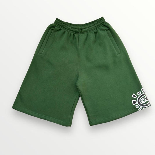 ADWYSD Relaxed Jogger Shorts In Forest Green