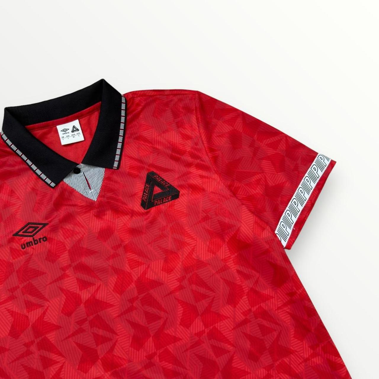 Palace x Umbro Classic Jersey In Vermillion / Red