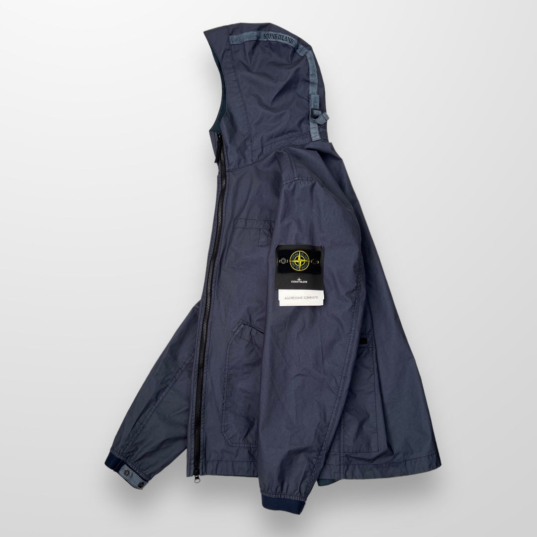 Stone Island Aggressive Gommato Jacket In Grey