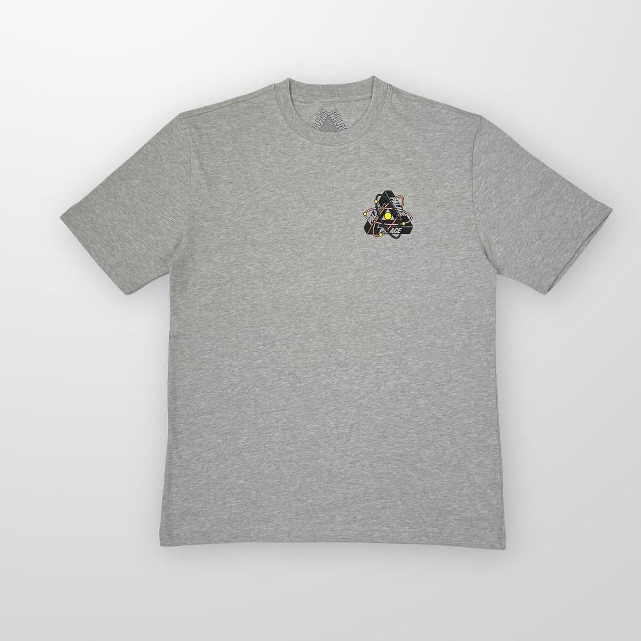 Palace Tri-Atom T-Shirt In Grey Marl