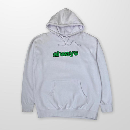 ADWYSD Hoodie In White & Green