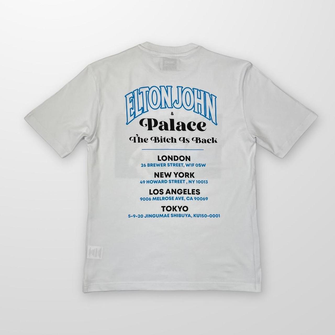 Palace Elton John P-iano T-Shirt In White