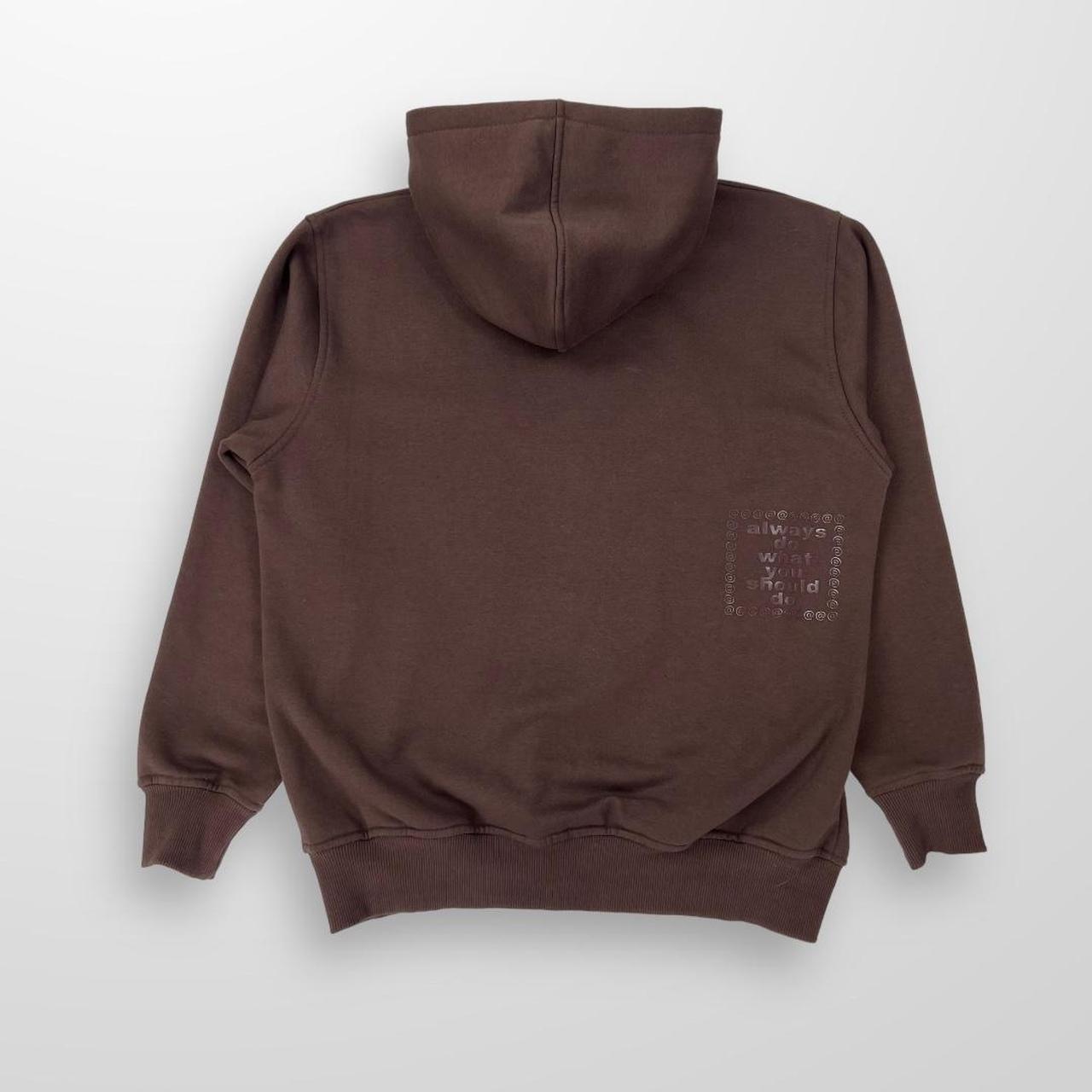 ADWYSD Pullover Hoodie In Brown