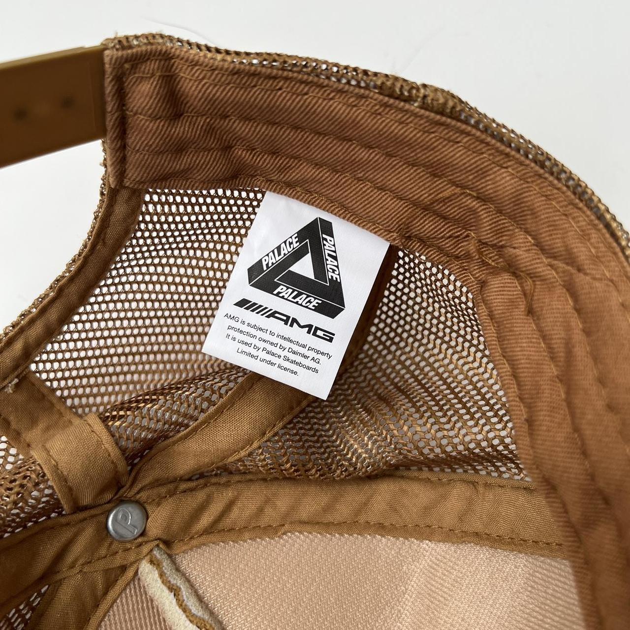 Palace AMG 2.0 Mesh Trucker Cap In Caramel