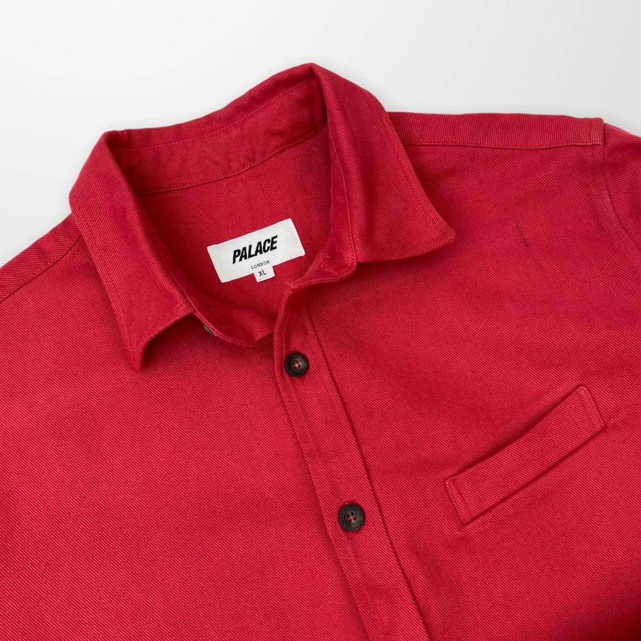 Palace London Overshirt Jacket In Red