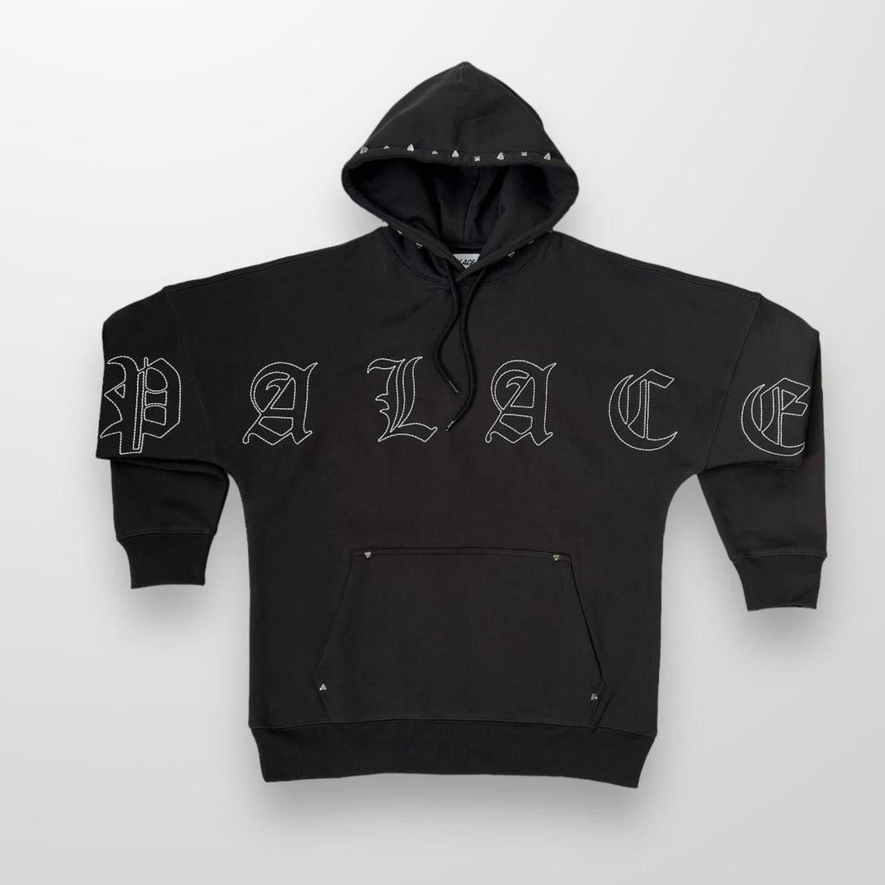 Palace Stud Hoodie In Black