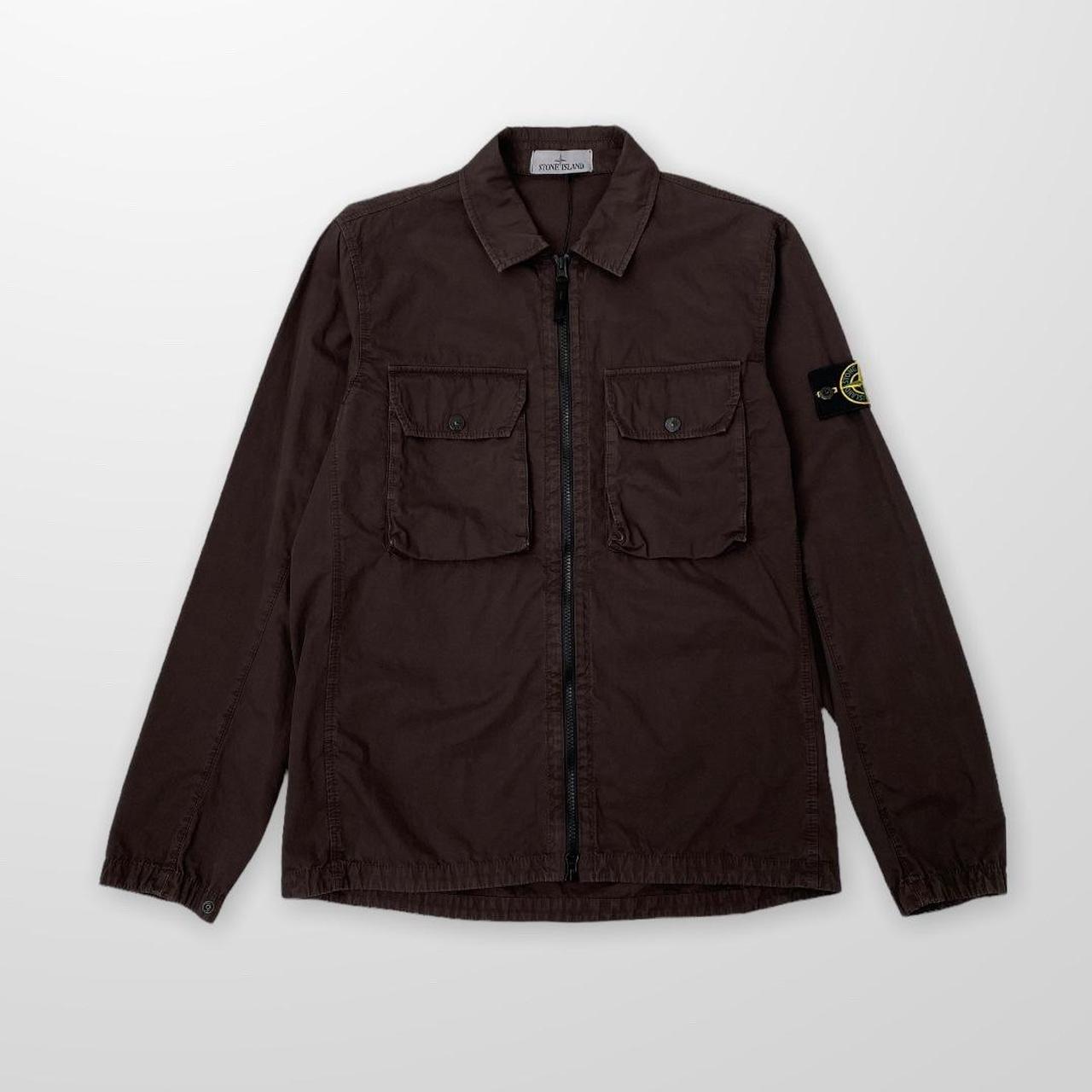 Stone Island Lightweight Jacket In Brown