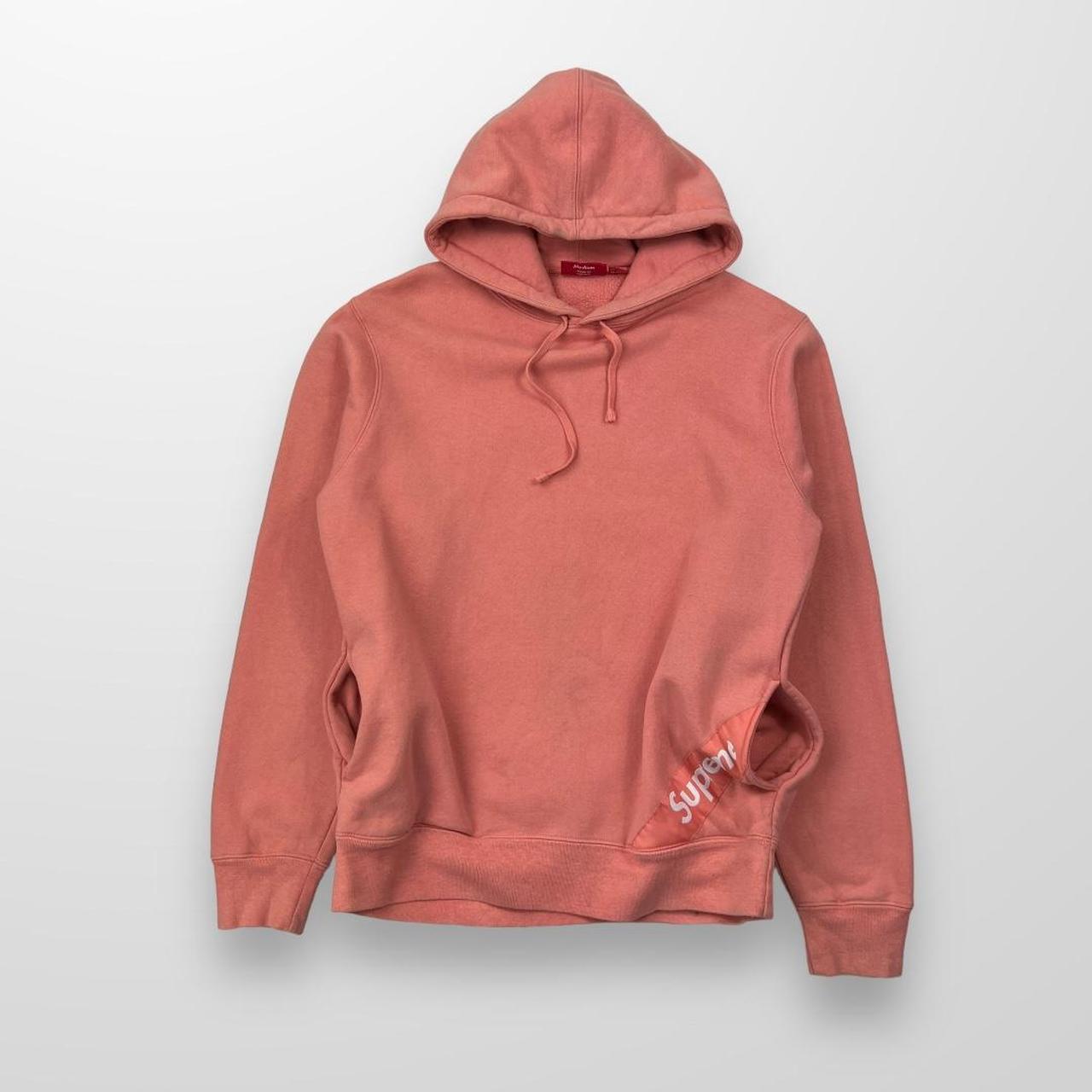 Supreme store salmon hoodie