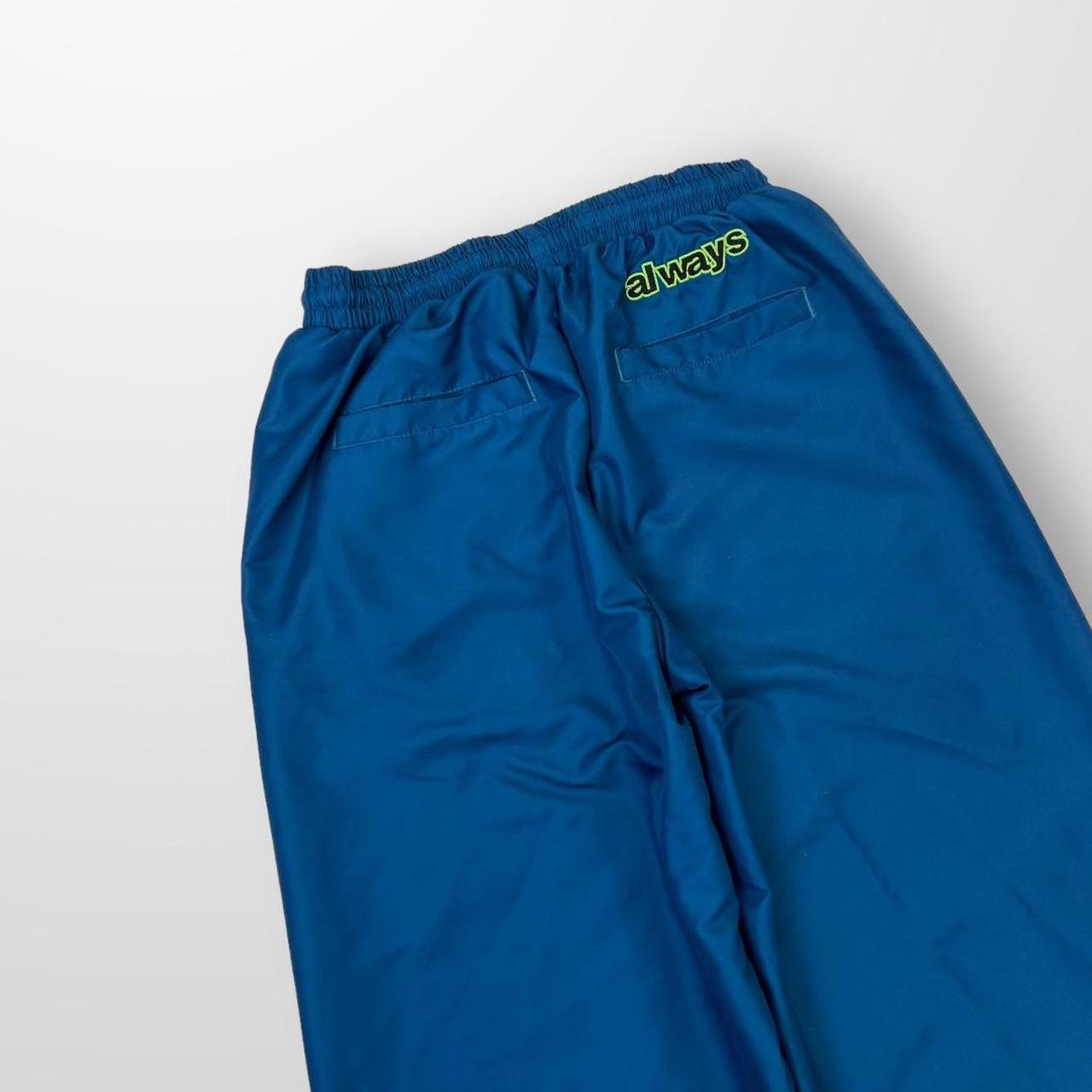 ADWYSD Nylon Tracksuit Bottoms In Blue