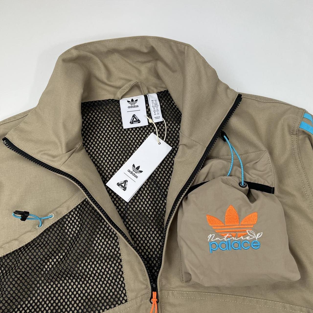 Palace x Adidas Nature Track Top In Blanch Cargo