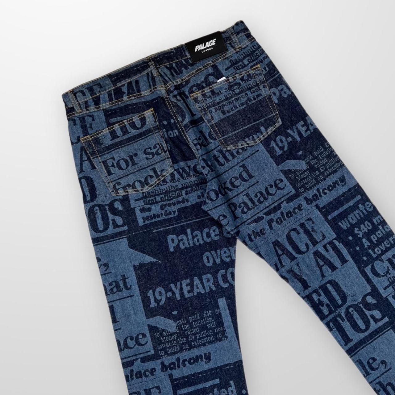 Palace Tabloit Denim Jeans In Blue