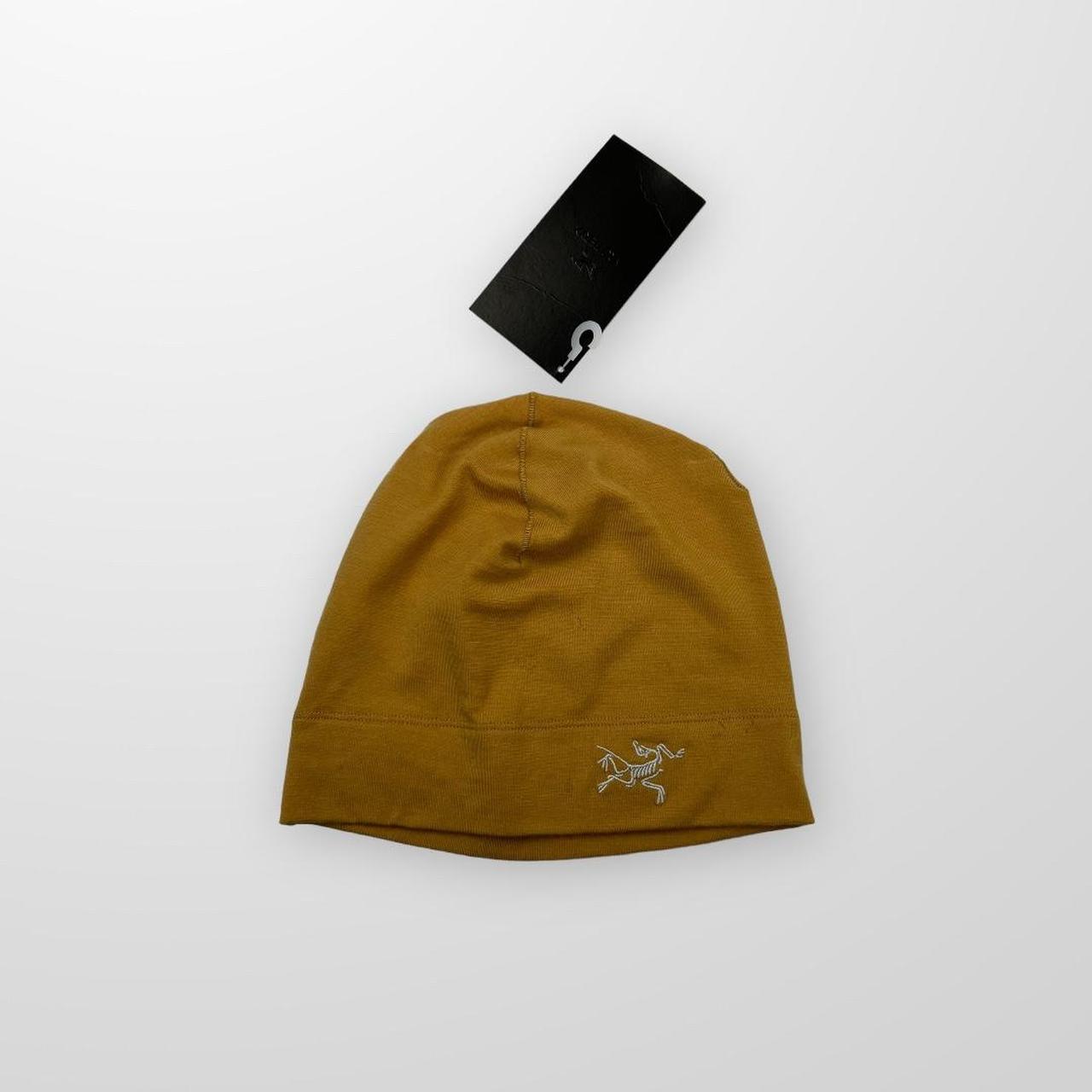 Arc'Teryx Rho Lightweight Wool Toque Beanie In “Retreat” / Mustard