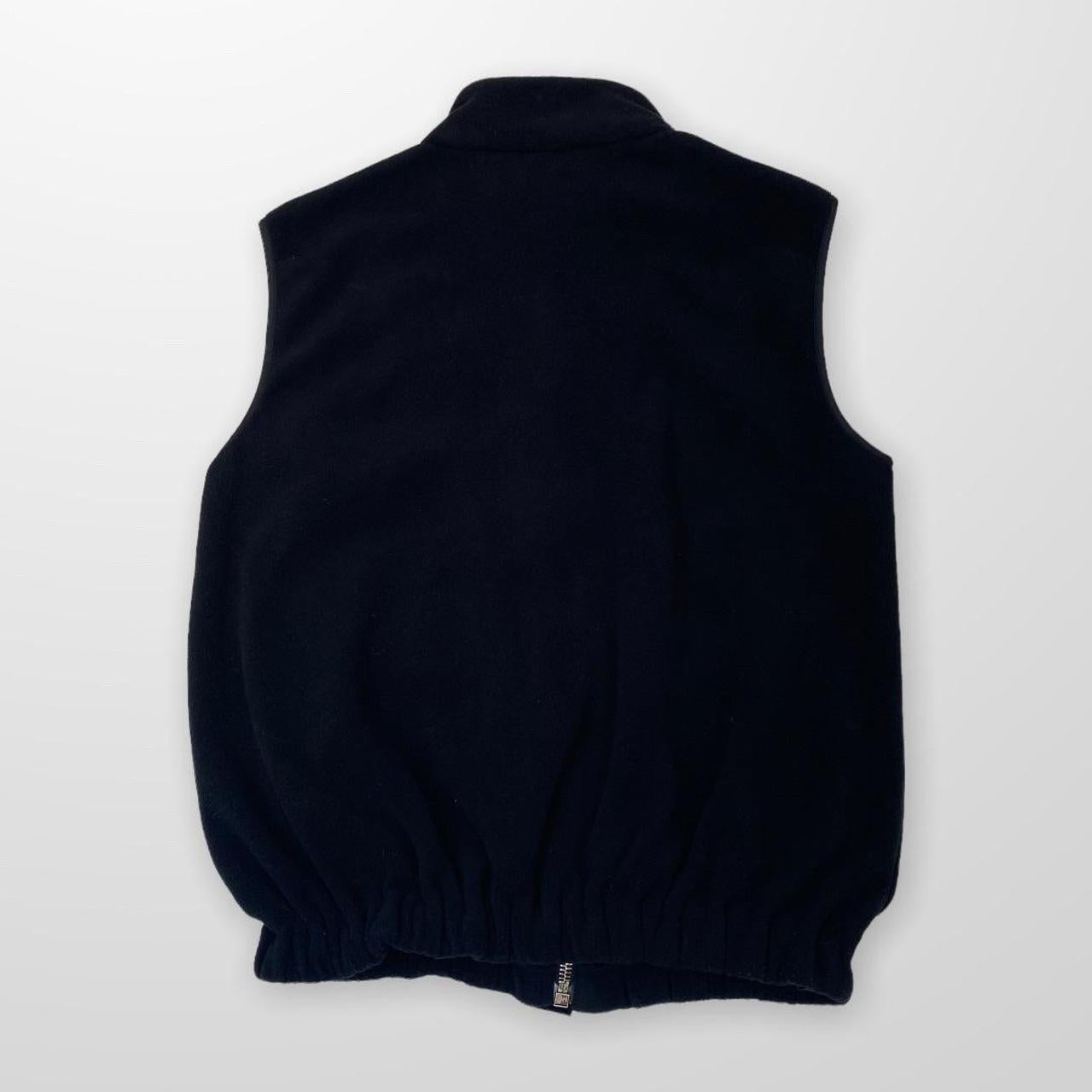 Vintage Prada Fleece Gilet In Black