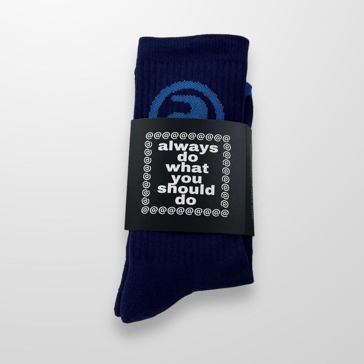 ADWYSD Socks In Navy & Blue