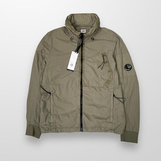 CP Company Flatt Nylon Medium Jacket In Seneca Rock