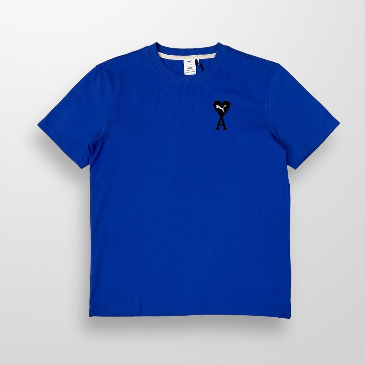 Ami Paris x Puma T-Shirt In Blue