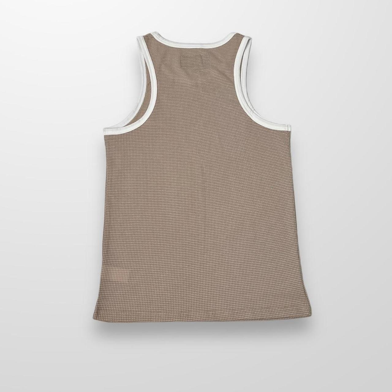 Corteiz Waffle Knit Vest In Beige