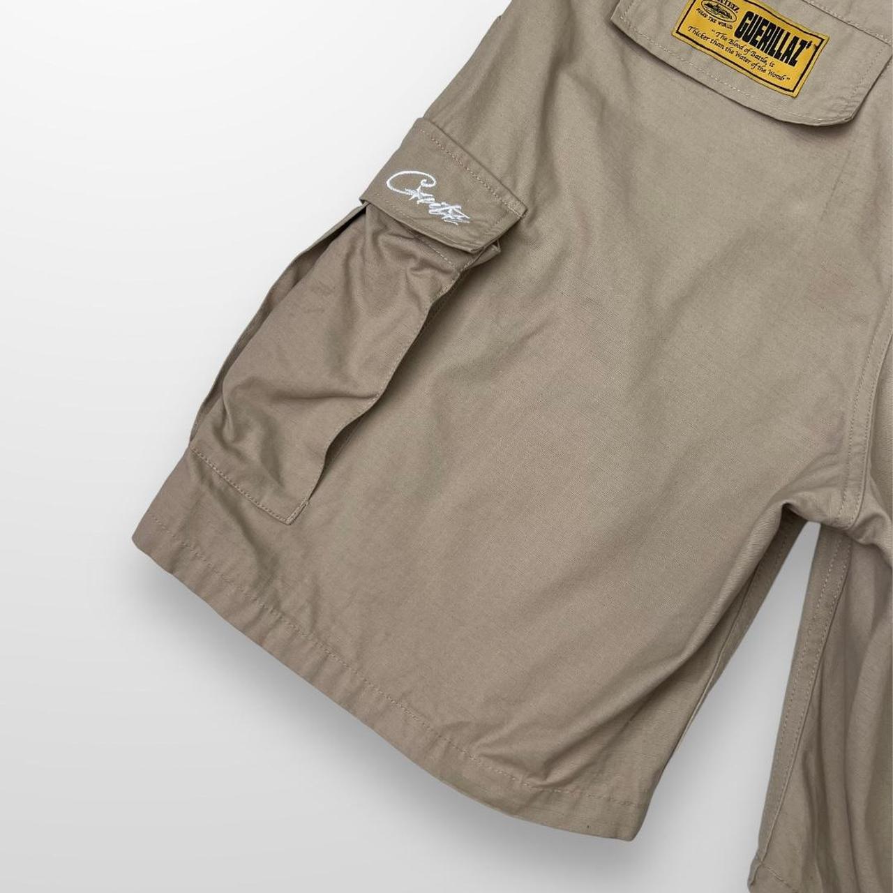 Corteiz Cargo Shorts In Beige