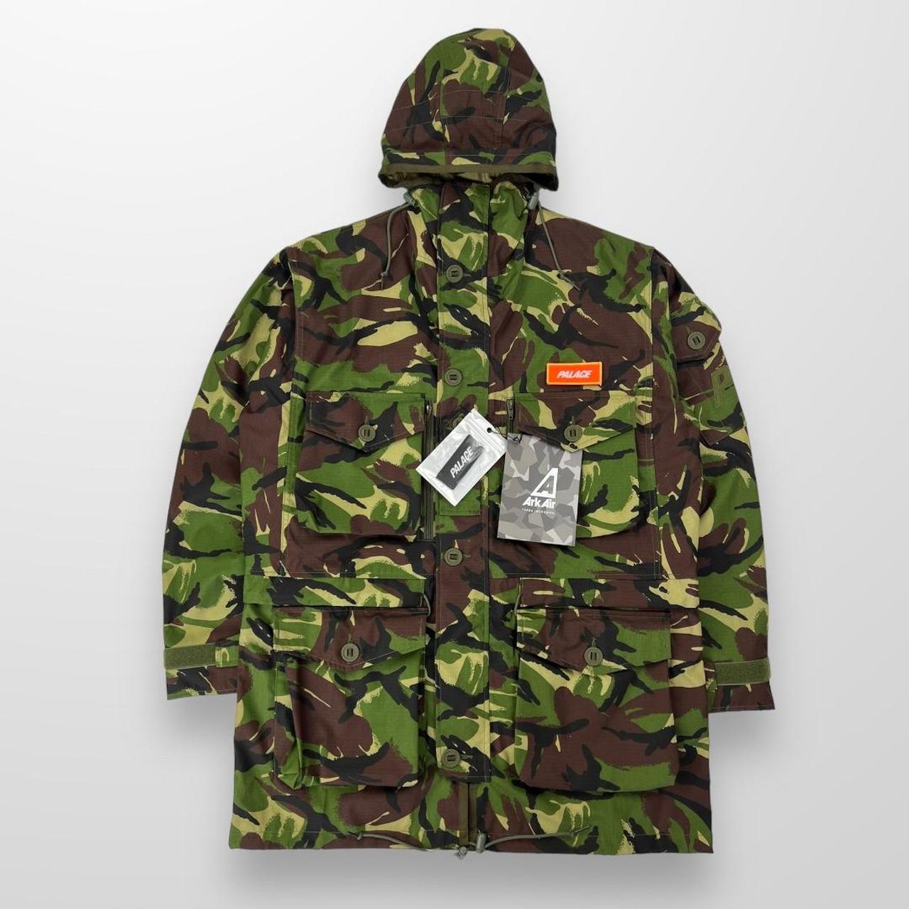 Palace Ark Air Unlined Smock Jacket In Woodland W/ Dreamscape Picture On  Back