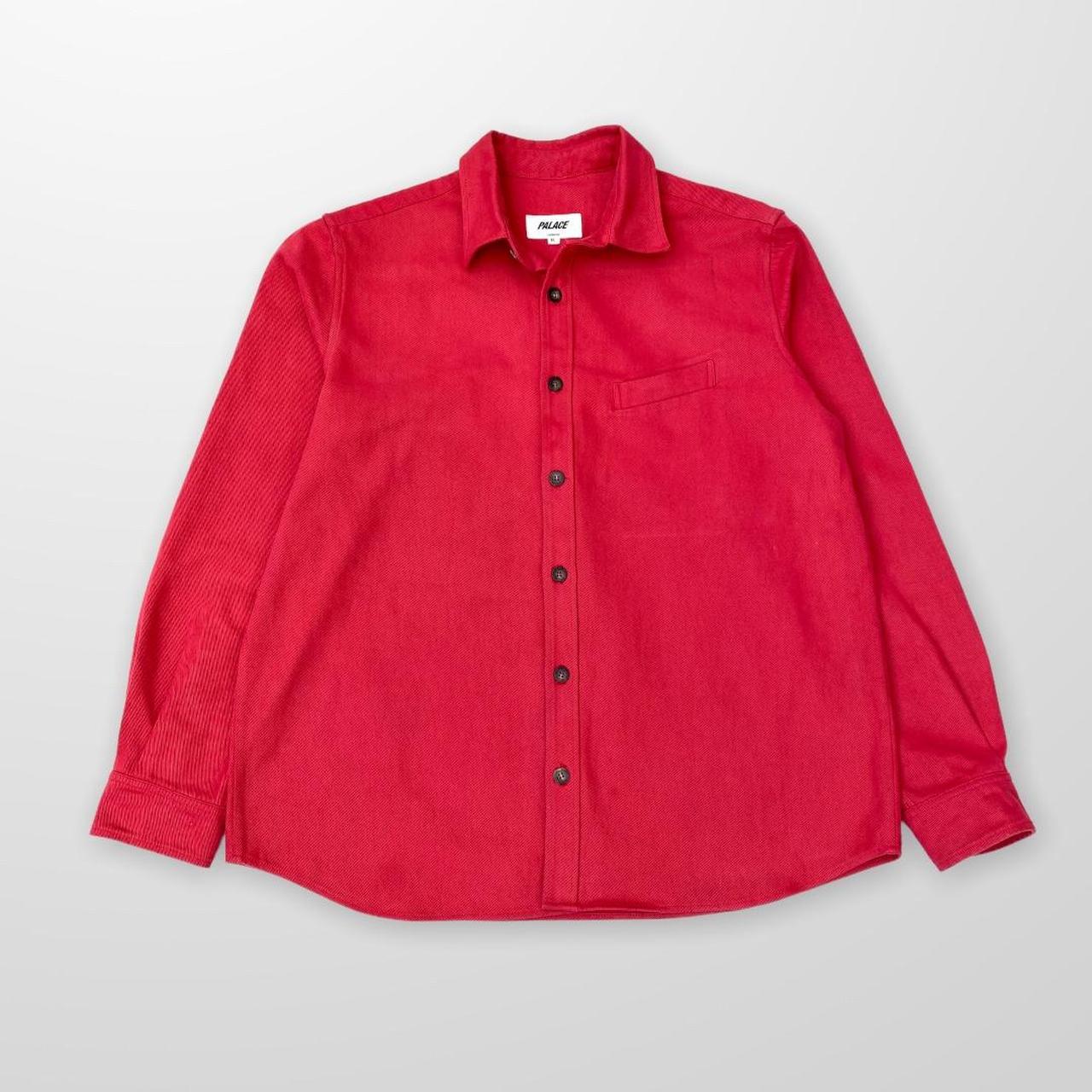 Palace London Overshirt Jacket In Red