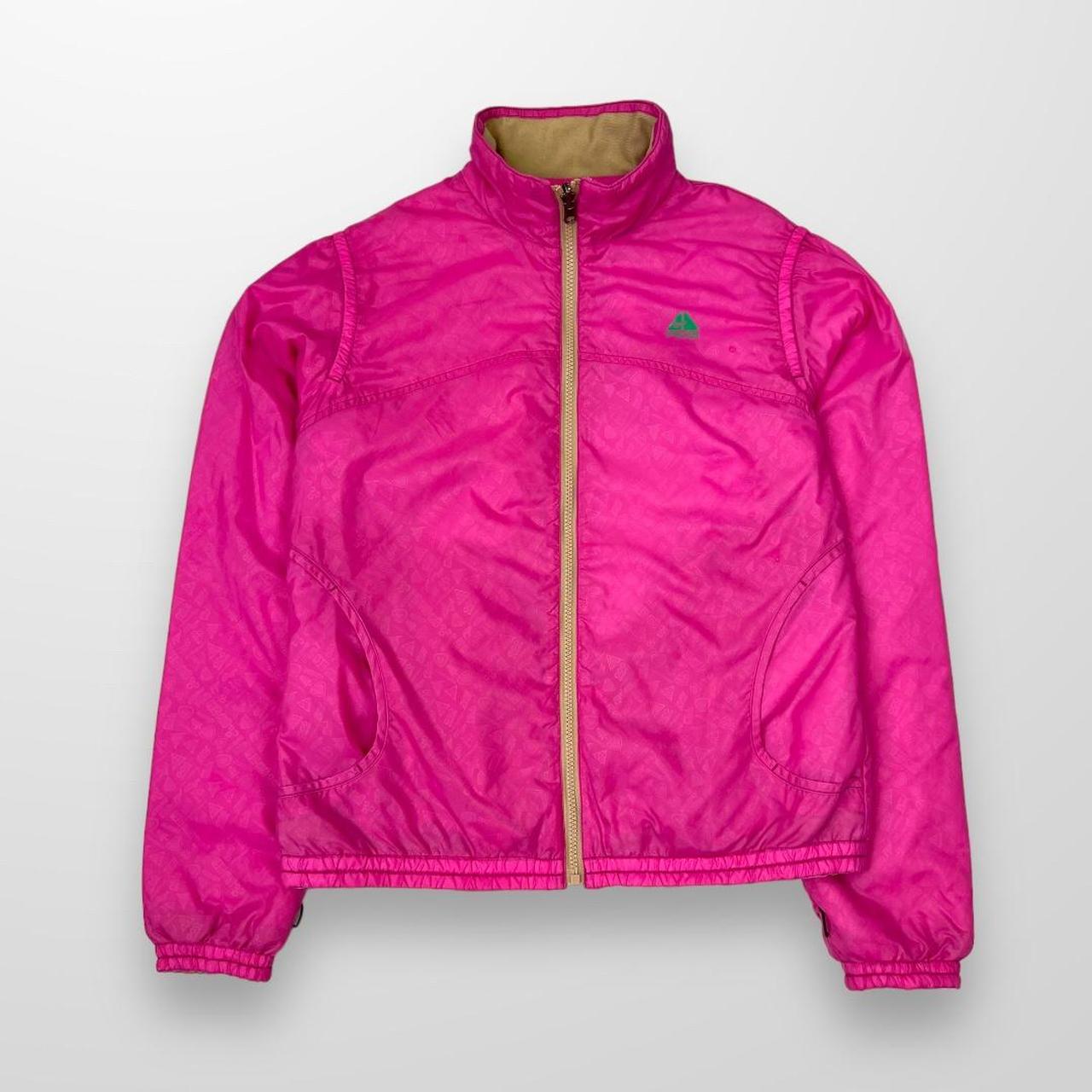 Vintage Nike ACG Zip Up Jacket In Pink