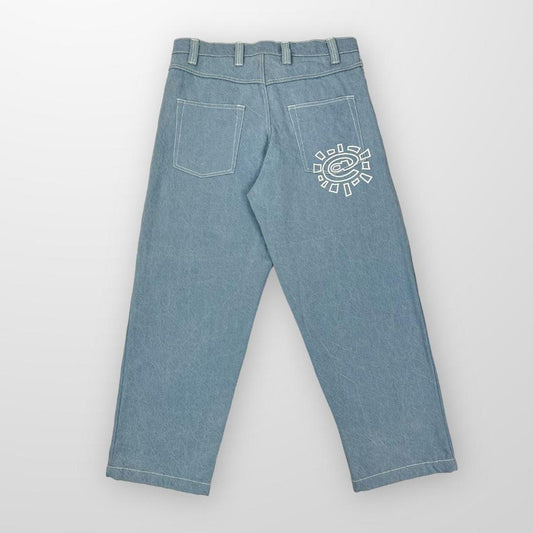 ADWYSD Heavy Duty Denim Light Blue Jeans