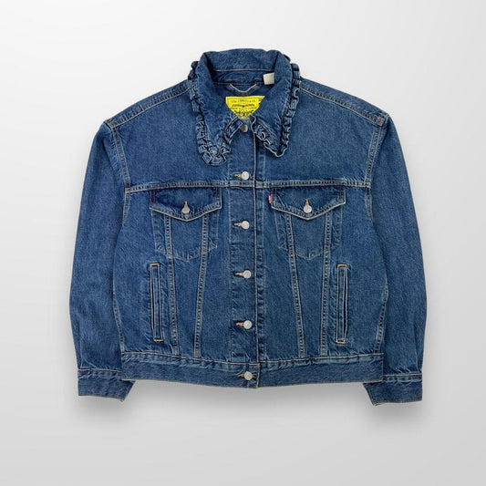 Ganni x Levi’s 90s Trucker Jacket In Indigo Blue