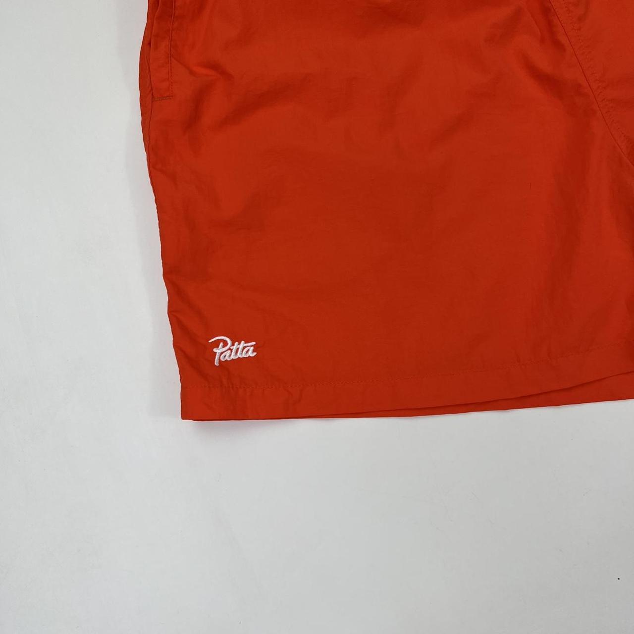 Patta Basic Nylon Swim Shorts In Orange