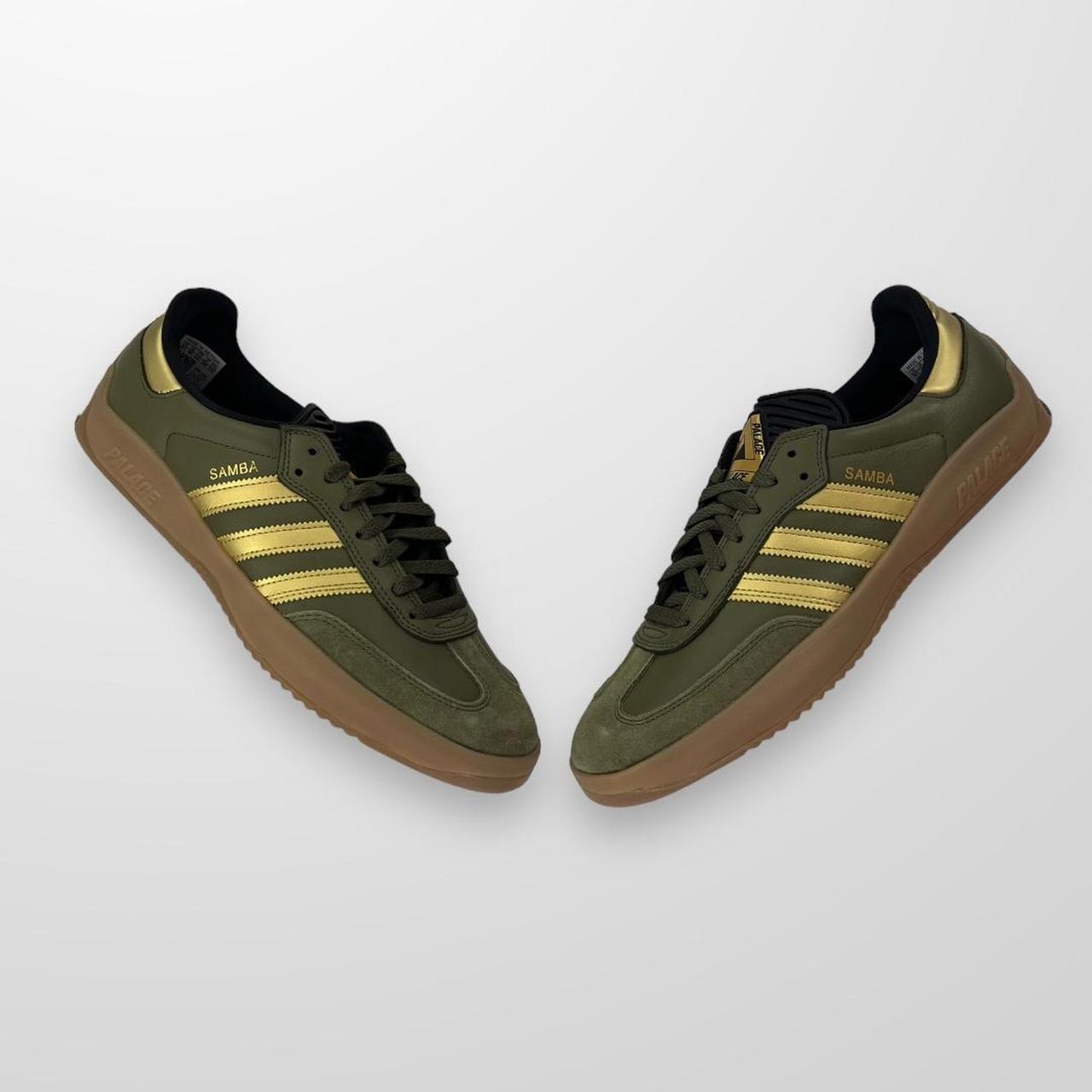 Adidas samba outlet trainers green yellow