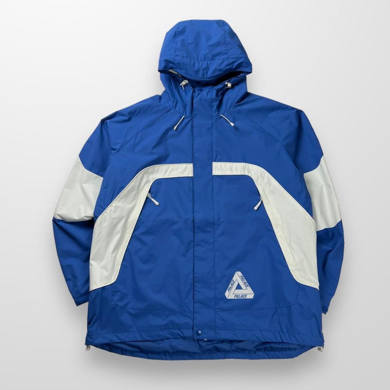 Palace Border Jacket In Blue & White