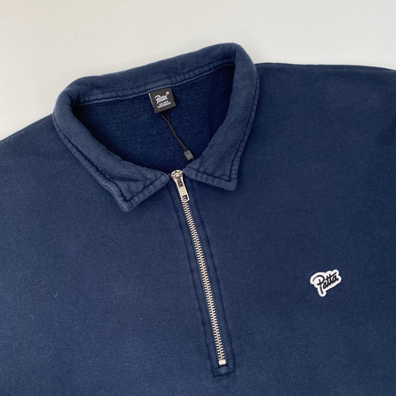 Patta 1/4 Zip Sweatshirt In Navy