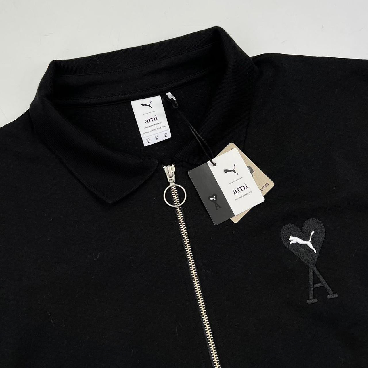 Ami Paris x Puma Track Jacket In Black