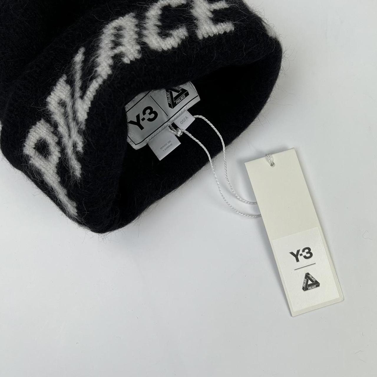 Palace Y-3 Adidas Beanie In Black / White