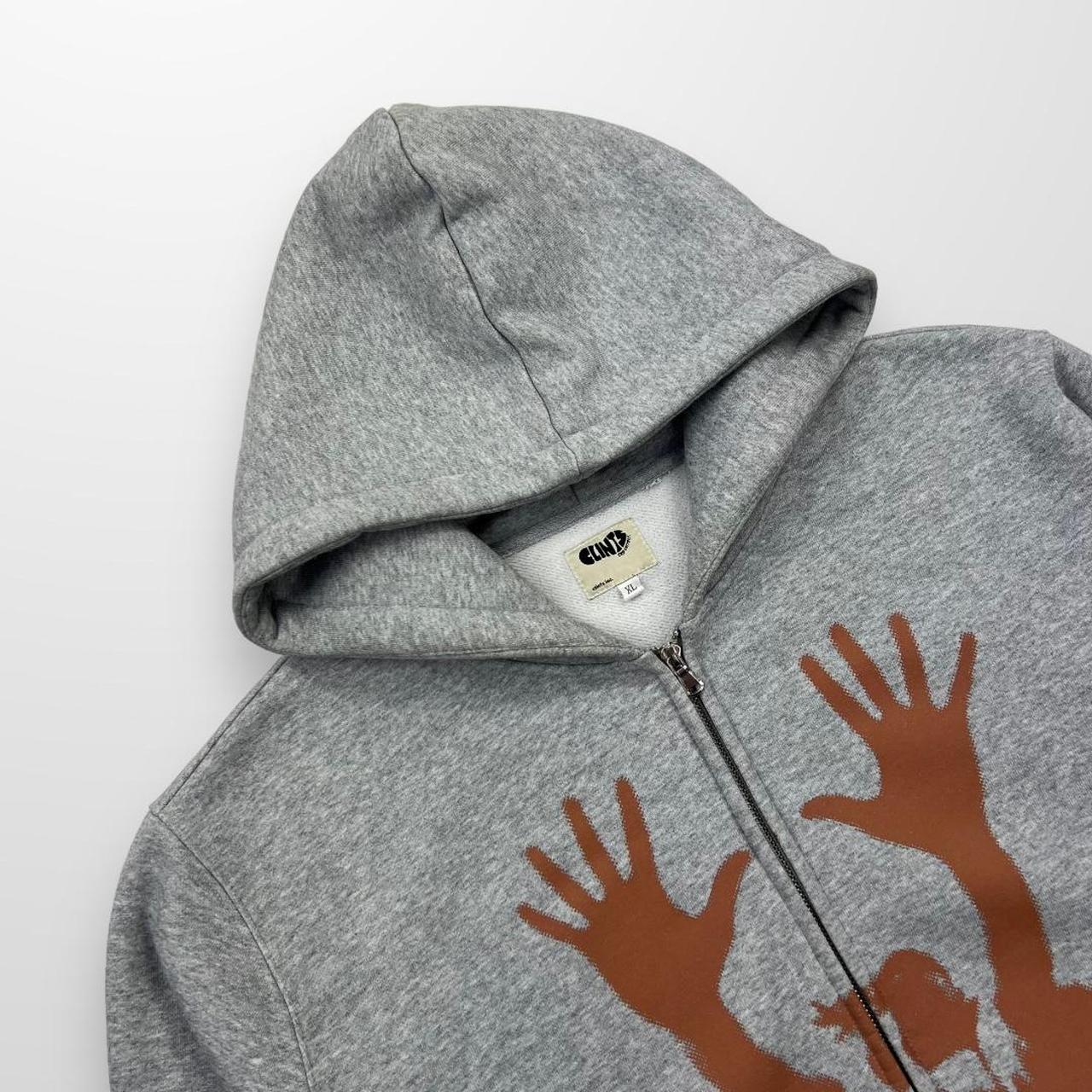 Clints Inc Step Correct Hoodie In Grey