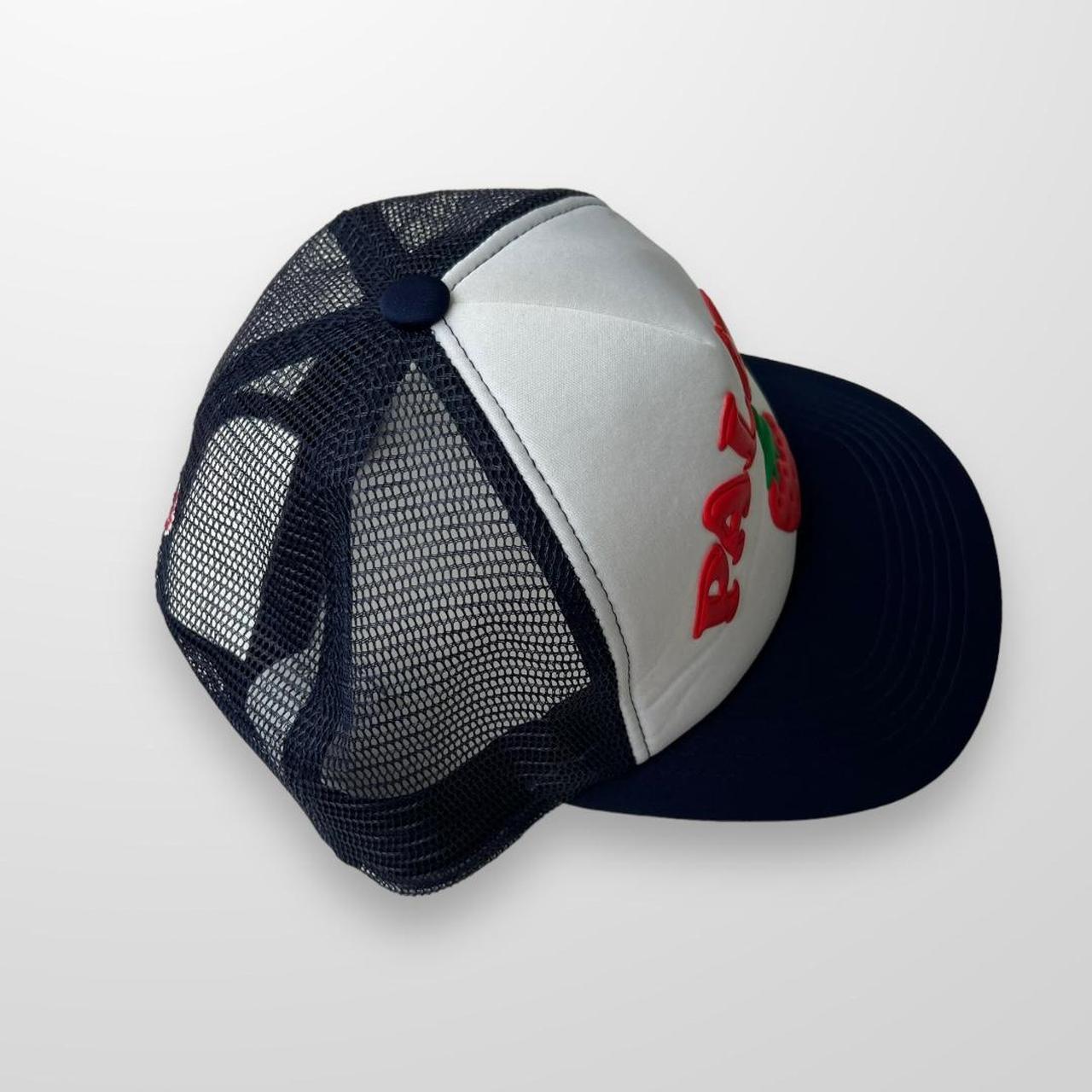 Palace Strawberry Trucker Hat In Navy