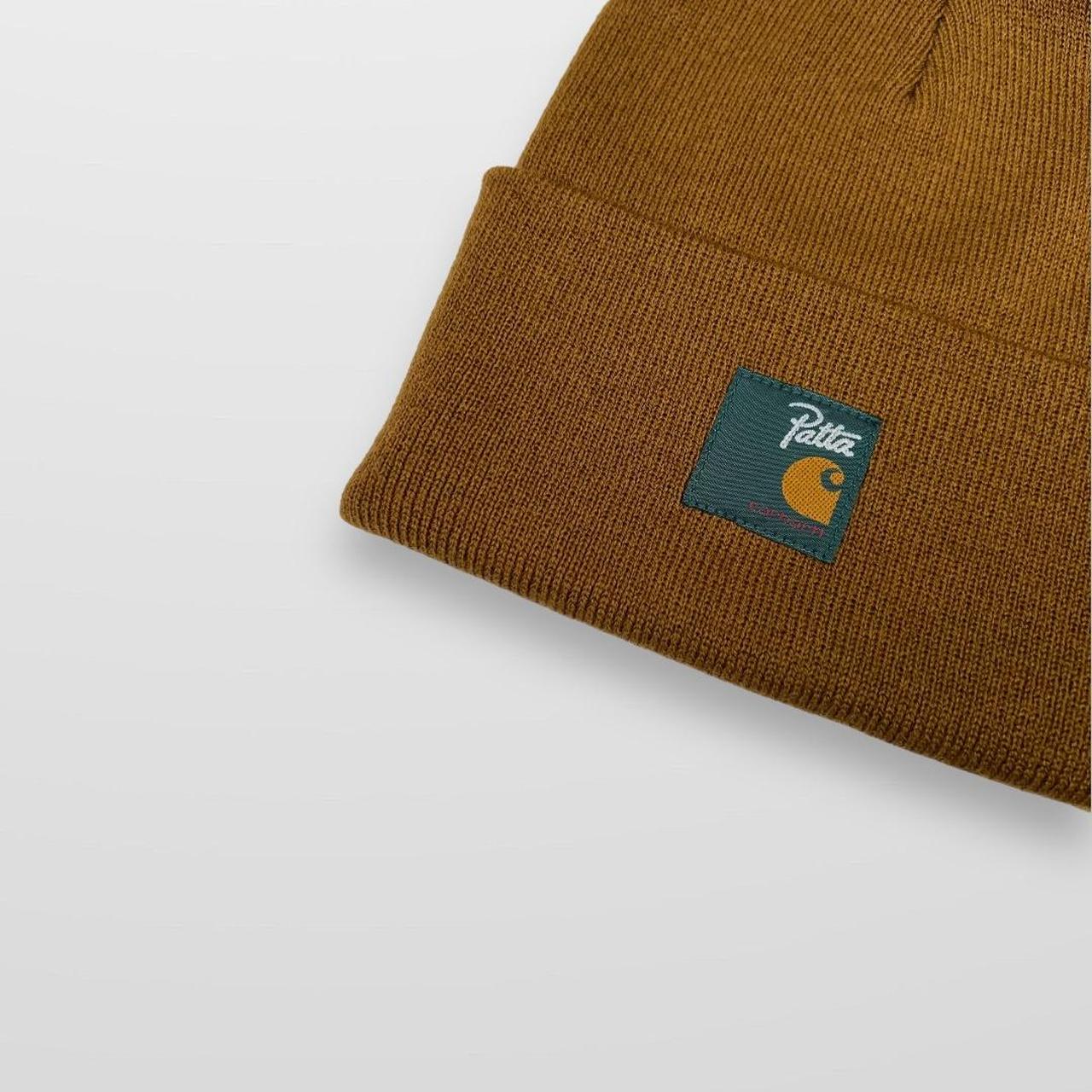 Carhartt WIP x Patta Acrylic Watch Beanie Hat In Brown