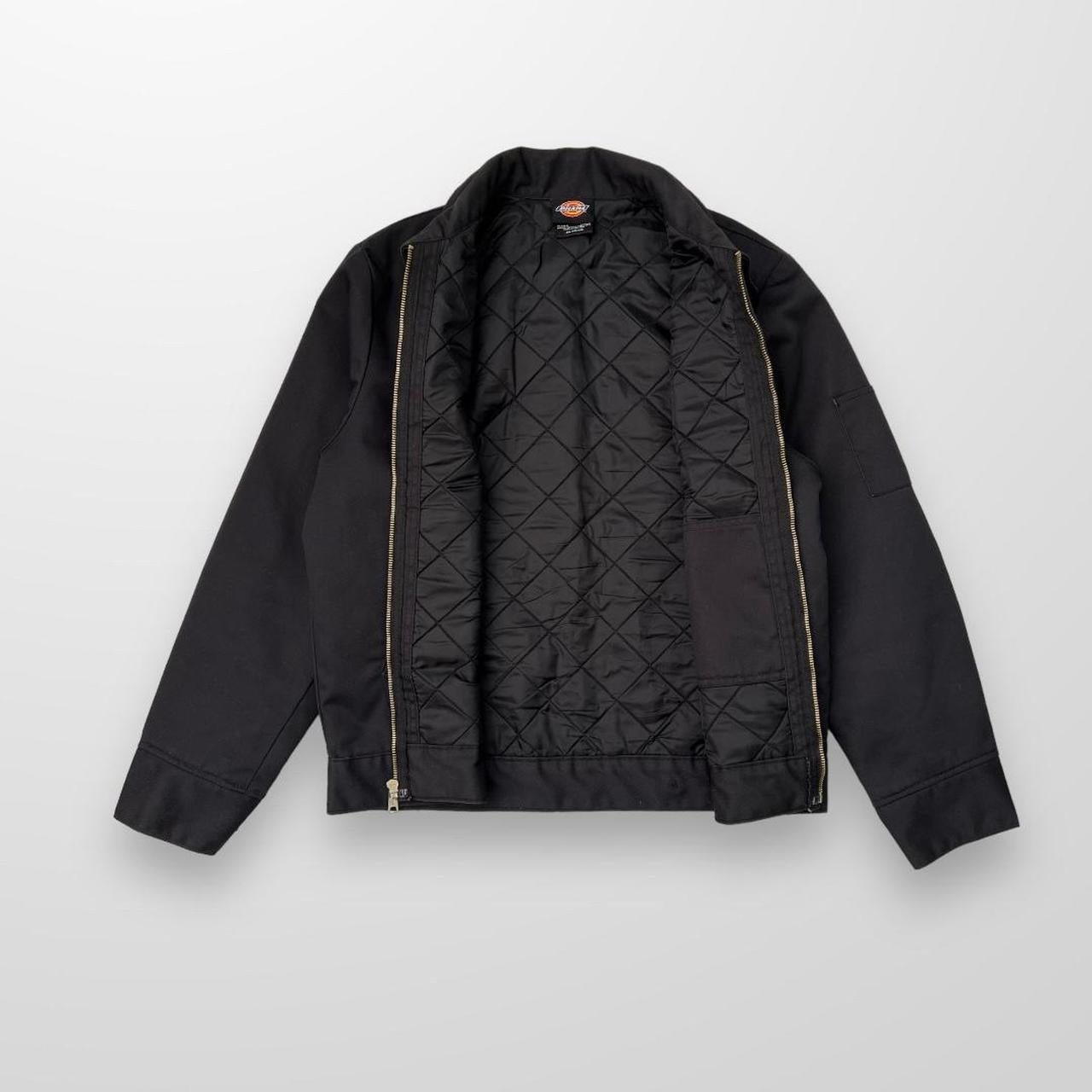 Dickies Quilted Work Jacket In Black