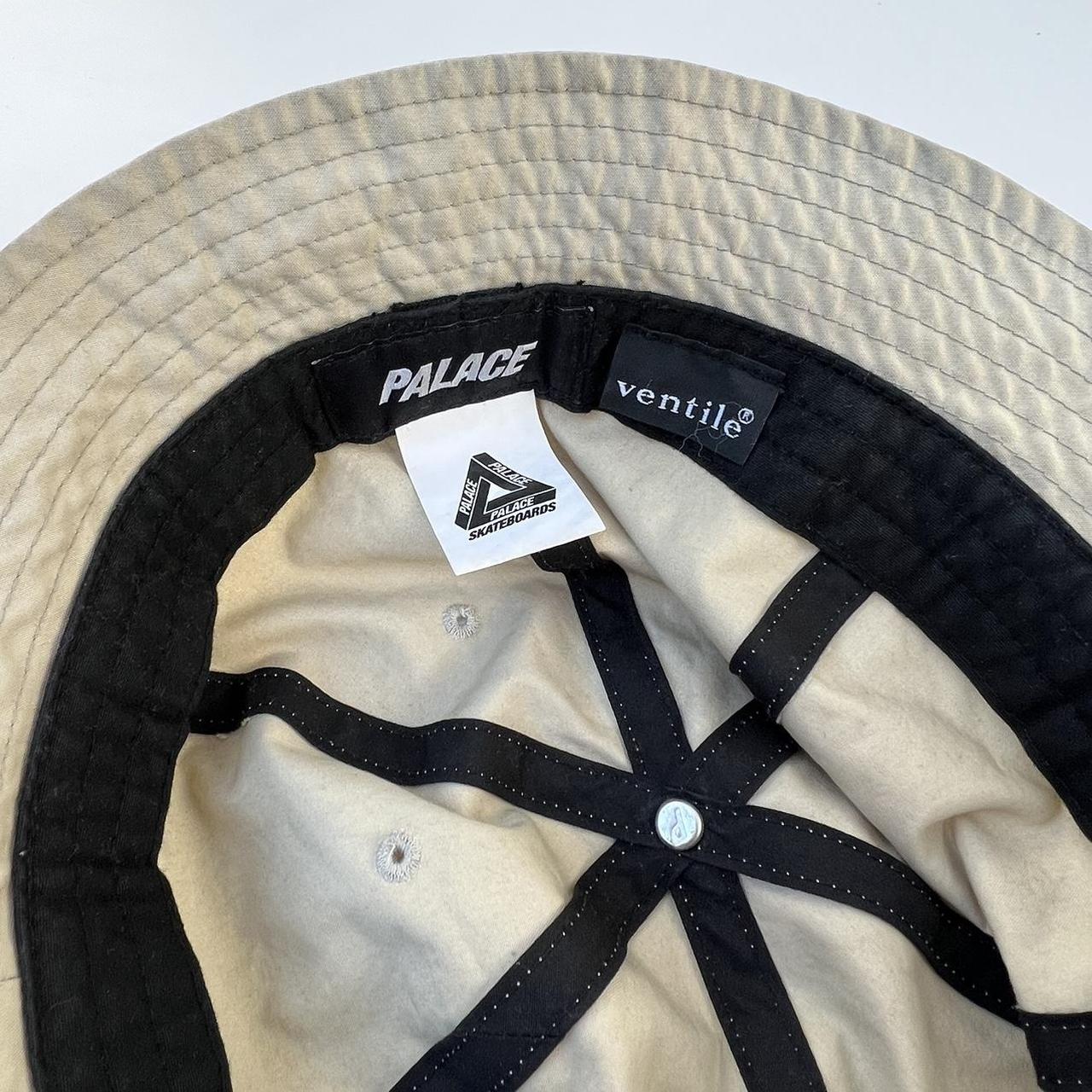 Palace Ventile Bucket Hat In Cream