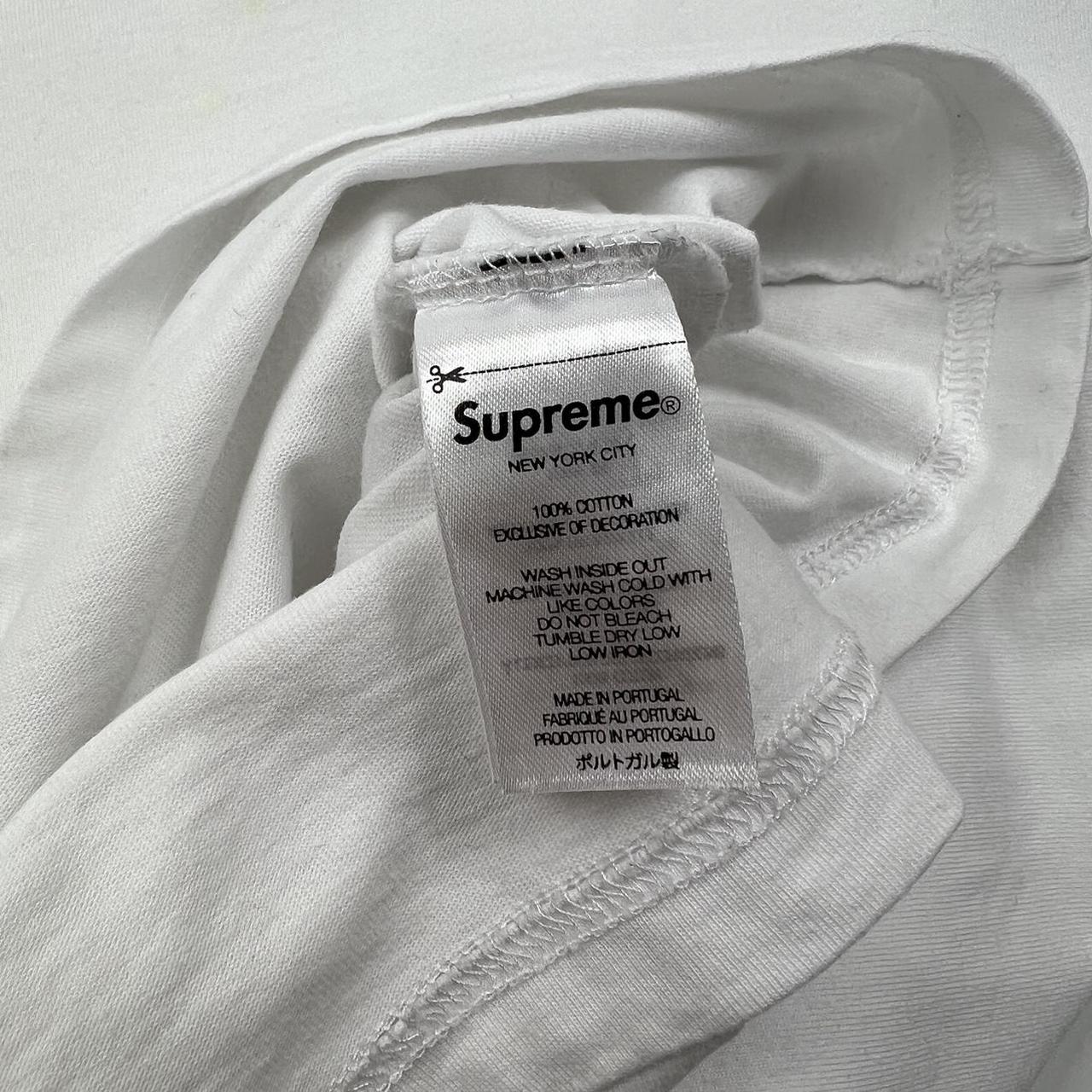 Supreme Shadow Script T-Shirt In White