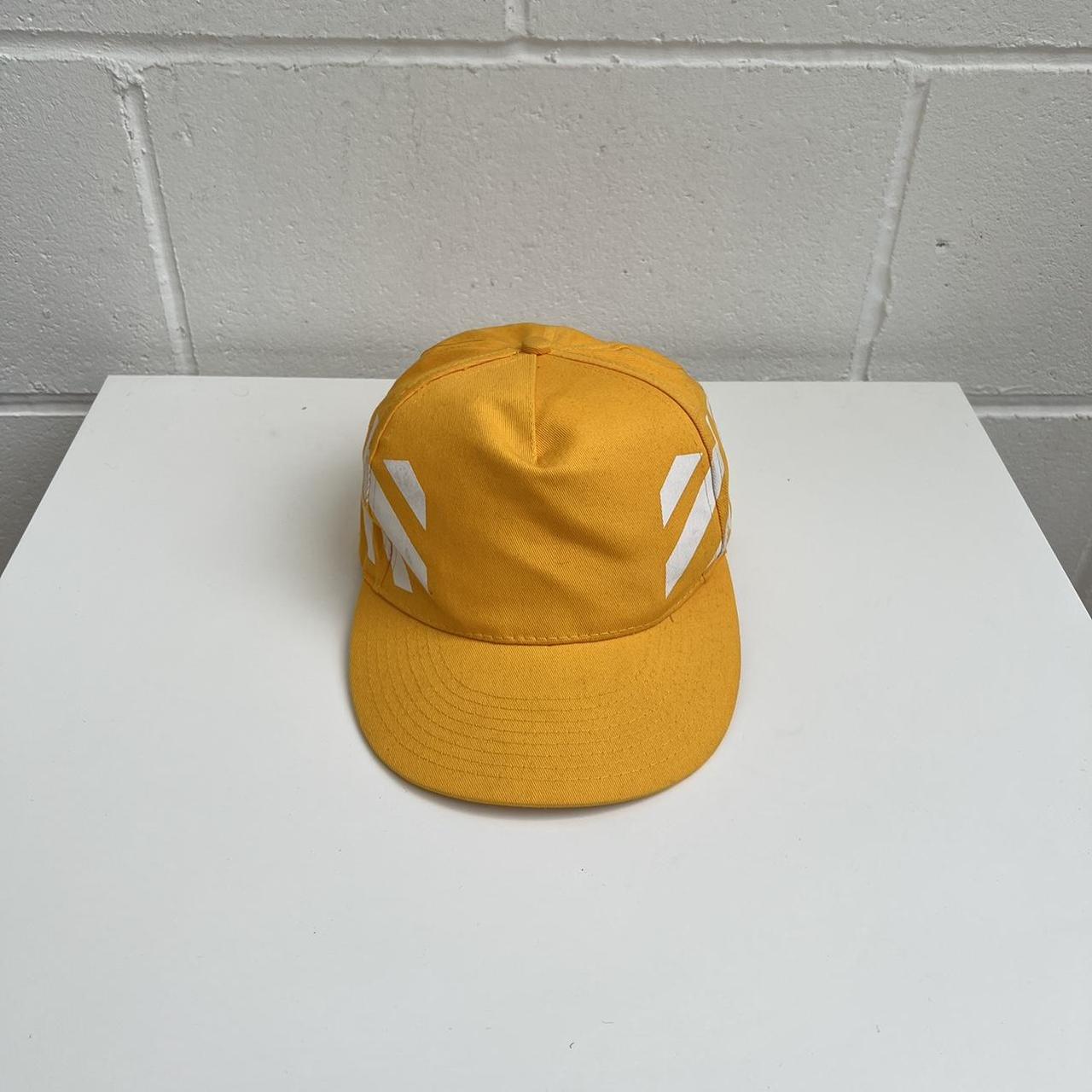 Off White Cap In Yellow